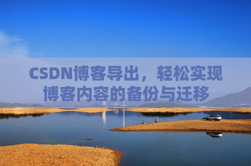 CSDN博客导出，轻松实现博客内容的备份与迁移